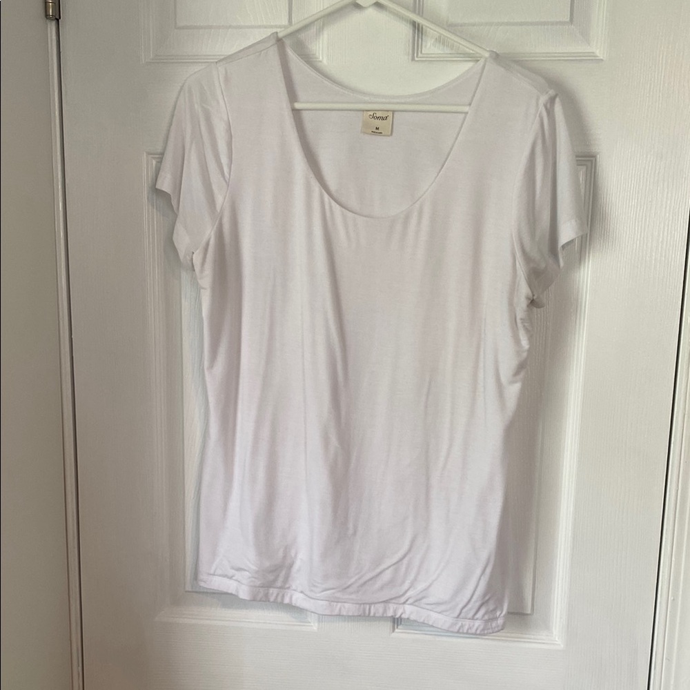 Soma White Short Sleeve Reversible T-Shirt